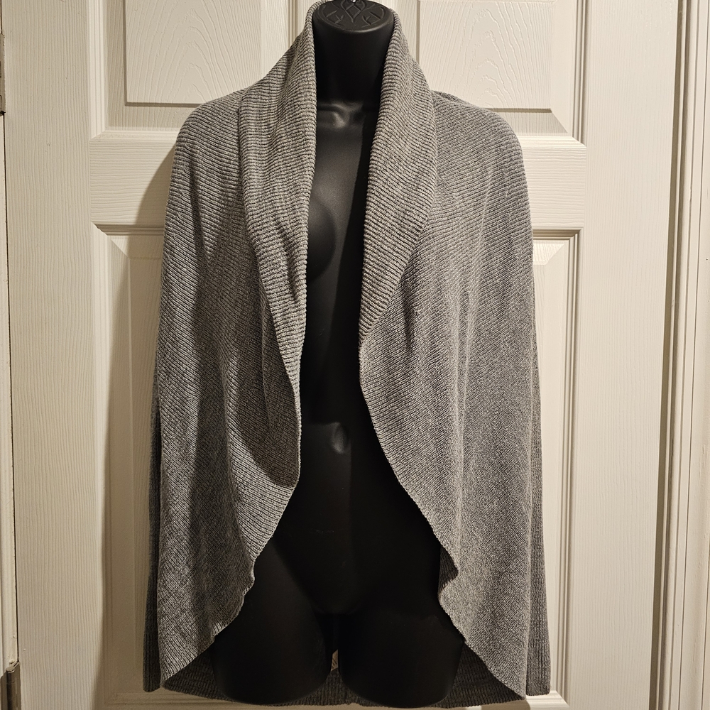 Express Women's Gray Open Front Cardigan